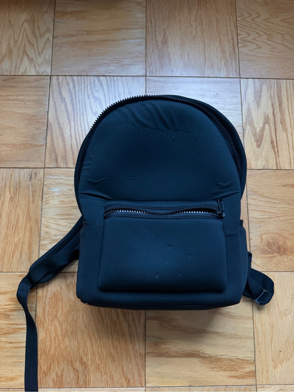 Quince Black Backpack (similar to Dagne Dover) fits laptop that’s 15 in